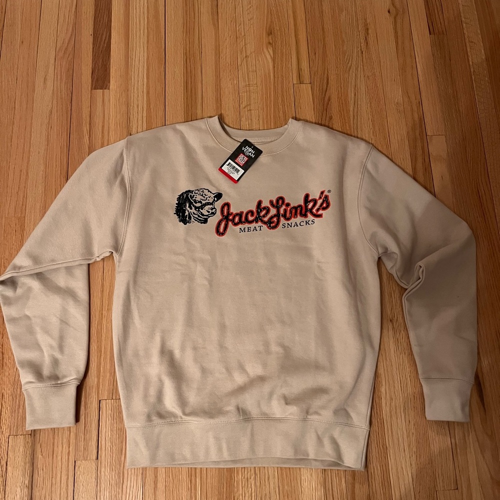 NWT! Jack Links vintage logo men’s sweatshirt